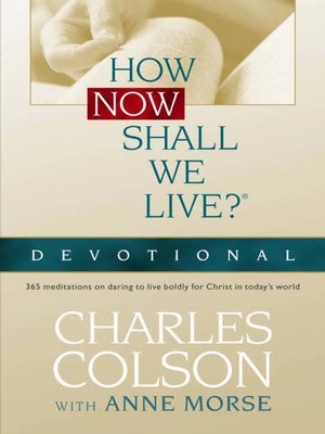 cover image of How Now Shall We Live? Devotional